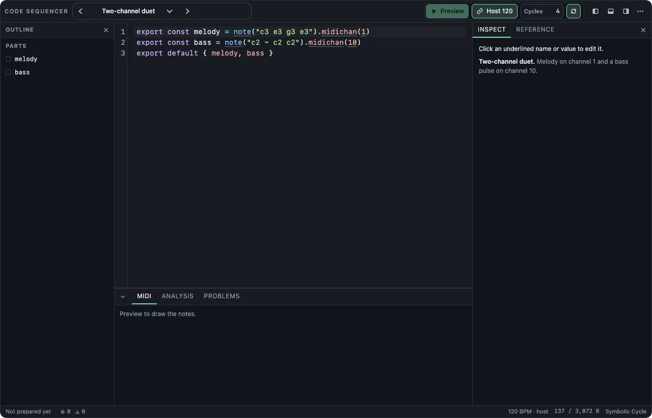 Code Sequencer