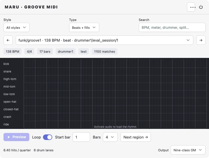 Groove MIDI